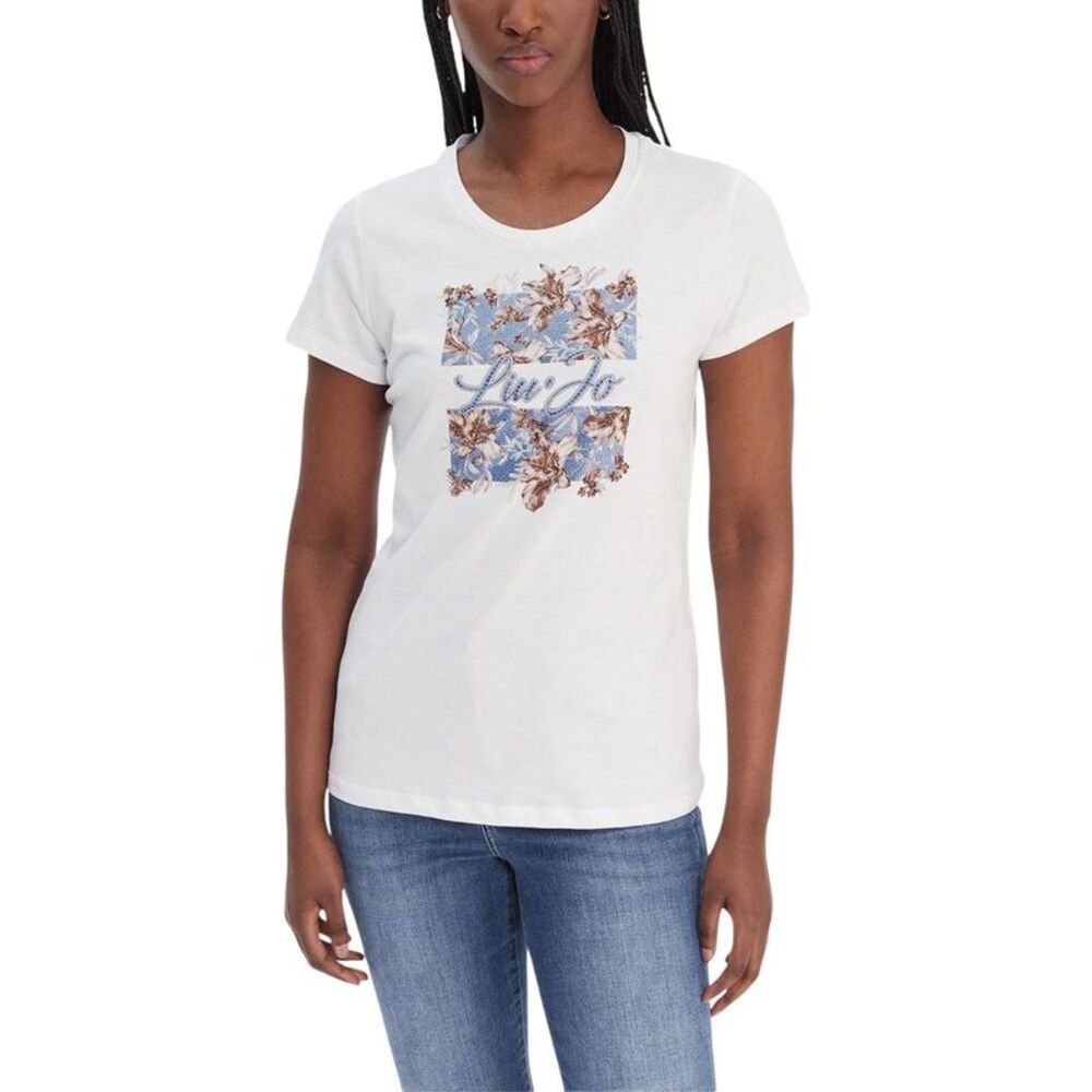 Liu Jo White Cotton Women's T-Shirt
